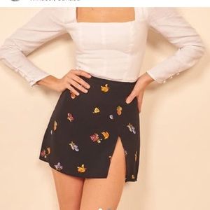 Reformation Margot skirt in fruit salad